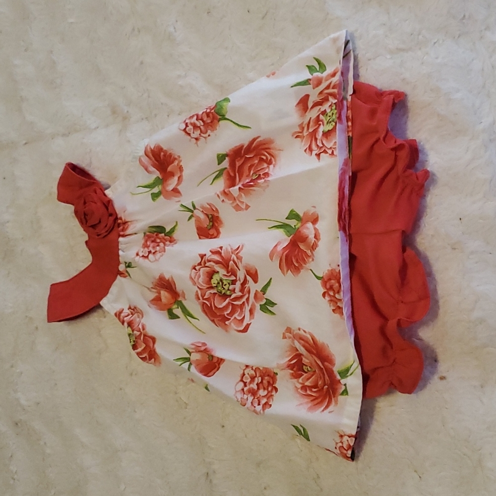 6-9months 2 piece summer top and bloomers